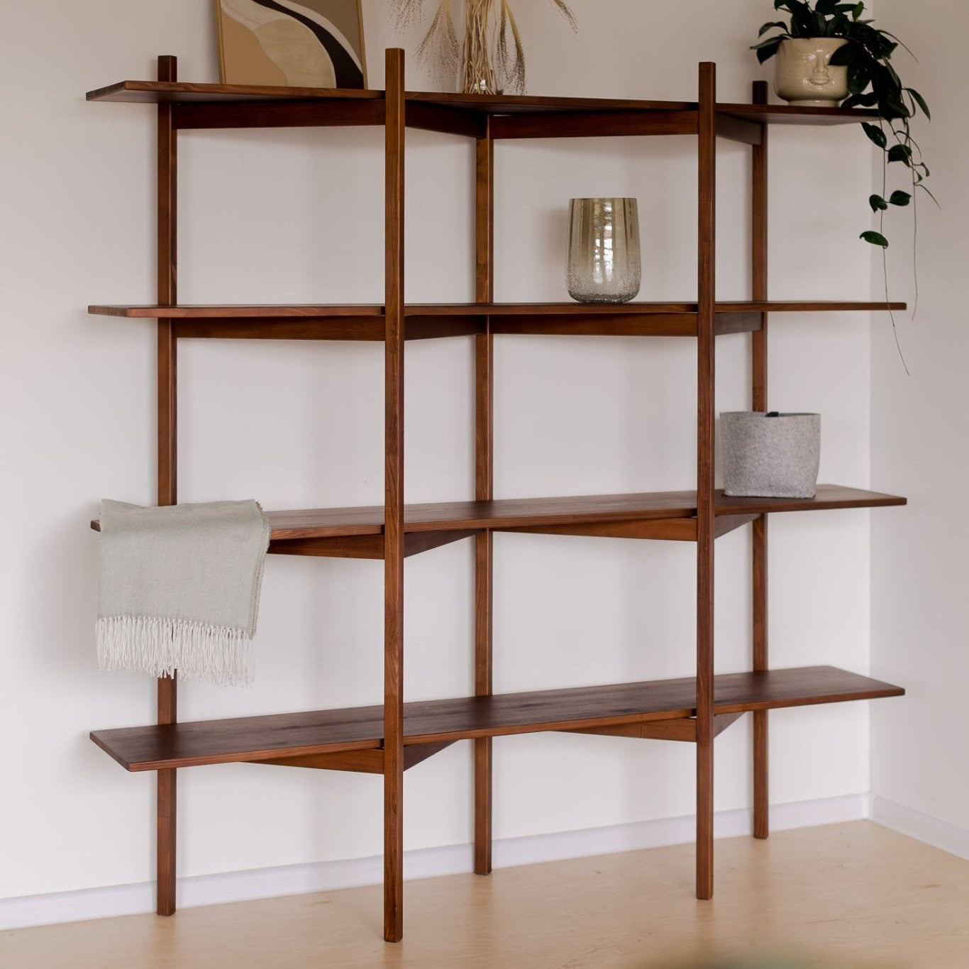 Mid Century Modern Bookcase | simple - Duck Woodworks