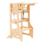 Foldable kitchen tower high chair - Duck Woodworks