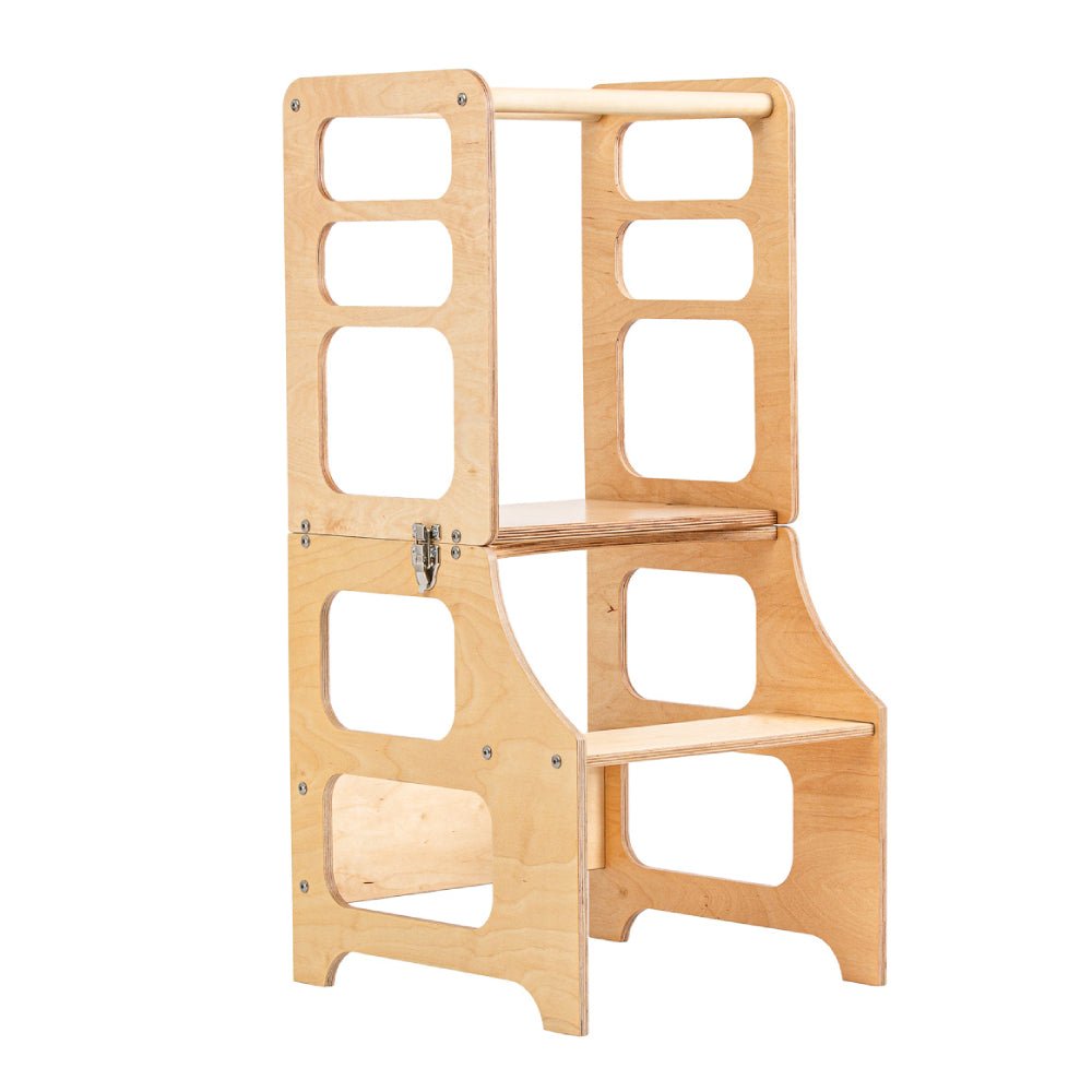 Foldable kitchen tower - Duck Woodworks