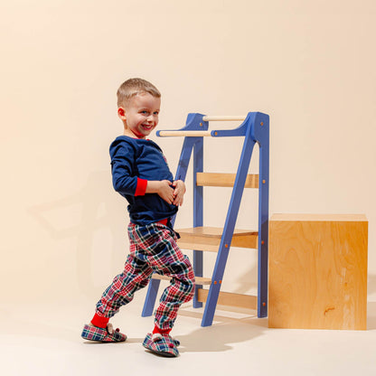 Folding Kitchen Tower - Duck Woodworks