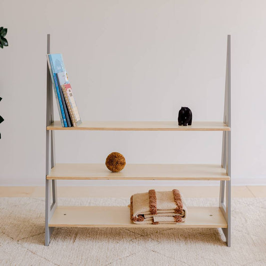 Triangle shaped wooden shelf - Duck Woodworks