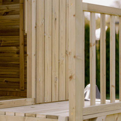 XL Duck House With A Slide - Duck Woodworks