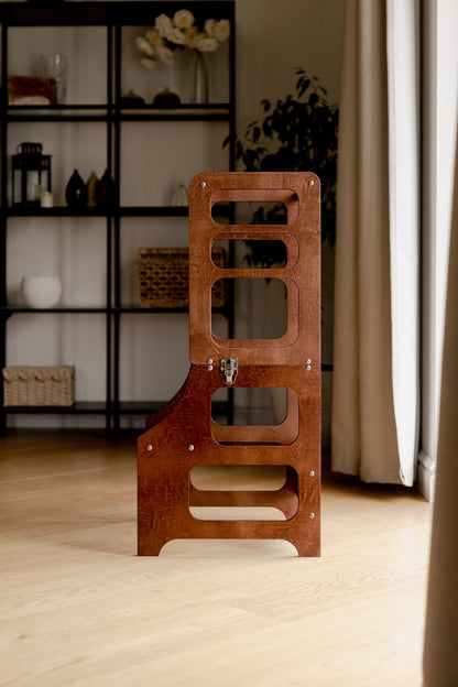 Mid - Century Modern Foldable Kitchen Tower - Duck Woodworks