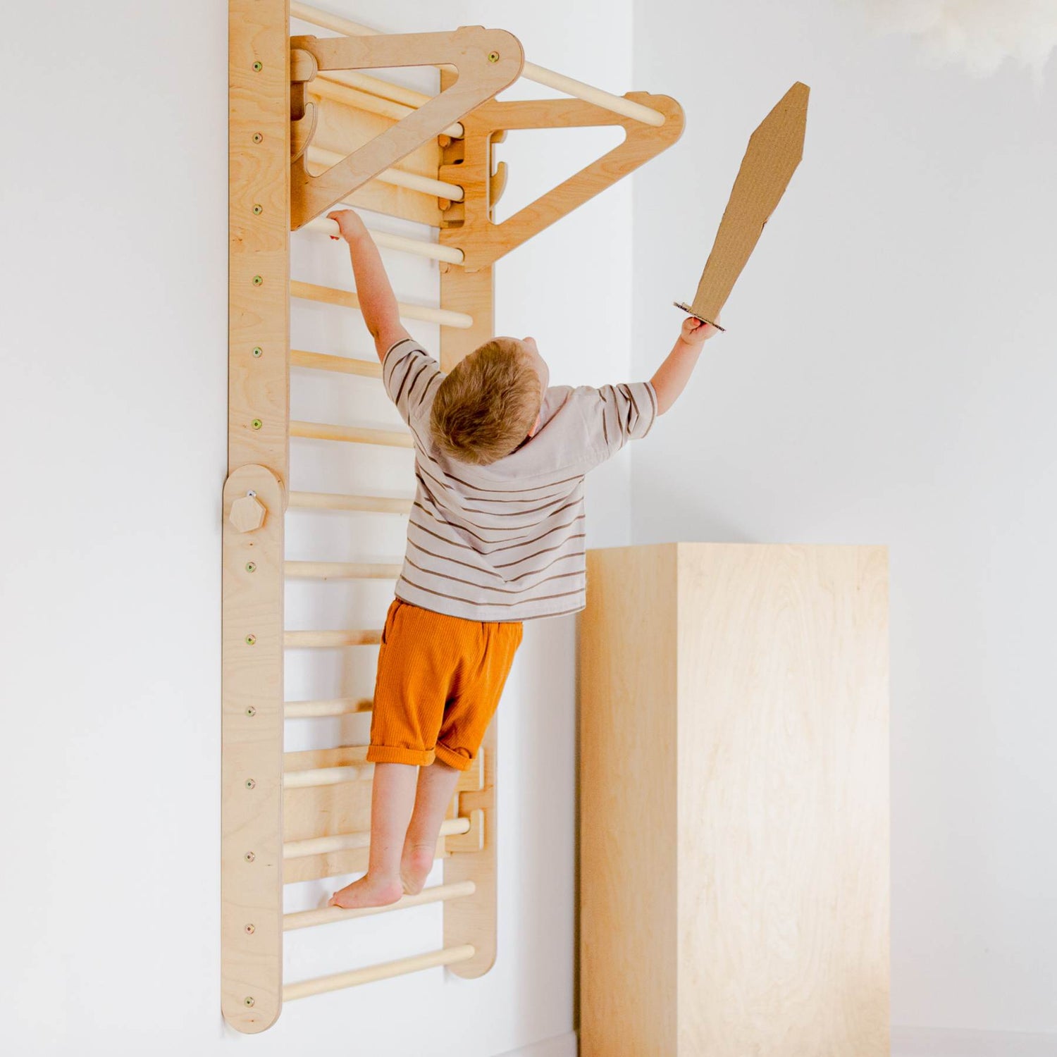 Climbing Triangle - Swedish Ladder set - Duck Woodworks