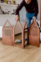 ZigZag house | Honey glaze - Duck Woodworks