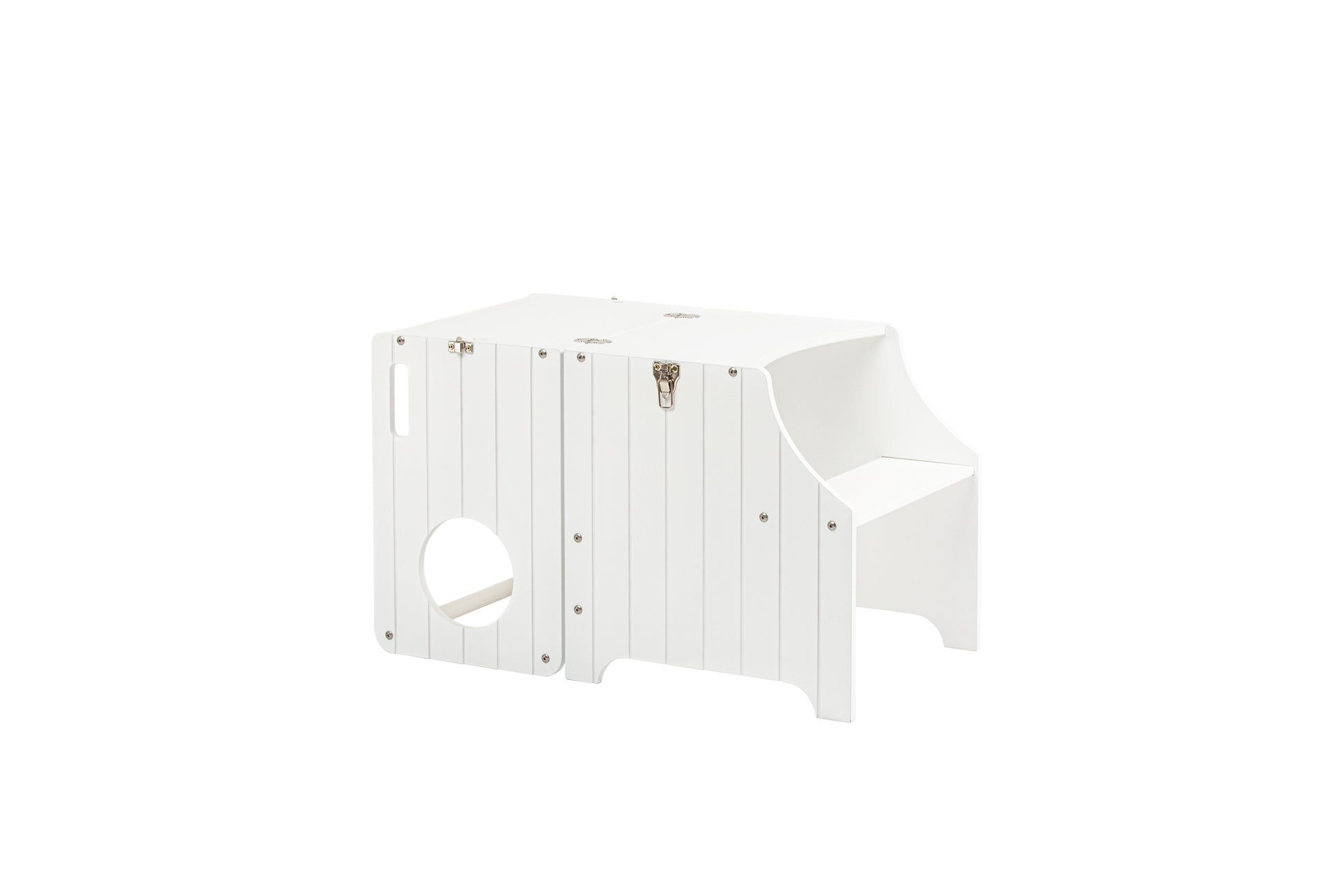 Foldable kitchen tower - Duck Woodworks