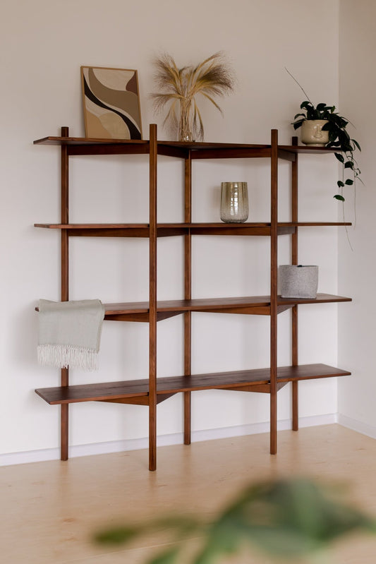 Mid Century Modern Bookcase | simple - Duck Woodworks