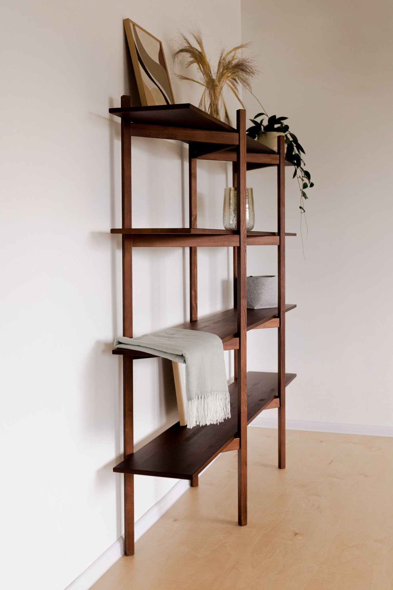 Mid Century Modern Bookcase | simple - Duck Woodworks