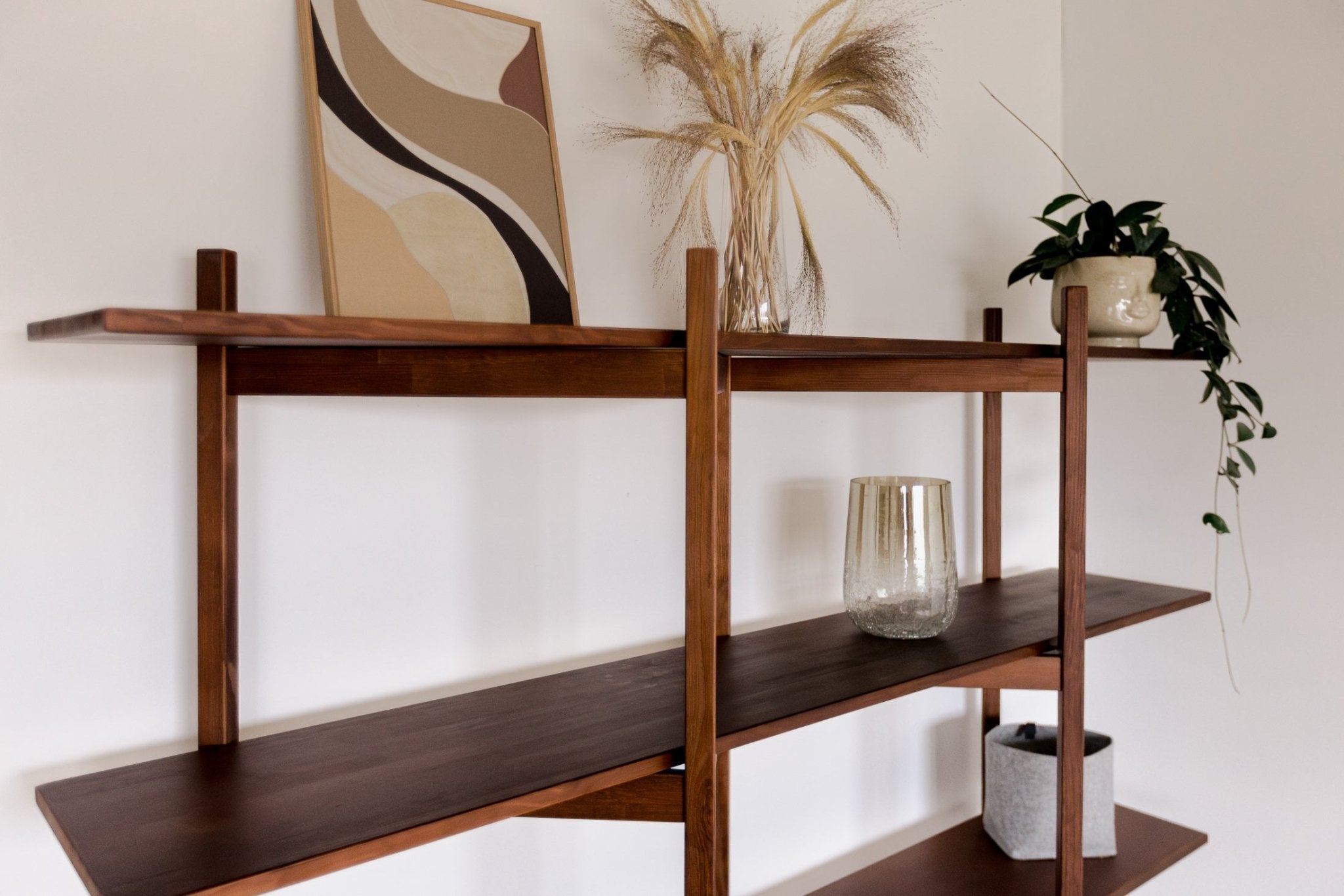 Mid Century Modern Bookcase | simple - Duck Woodworks