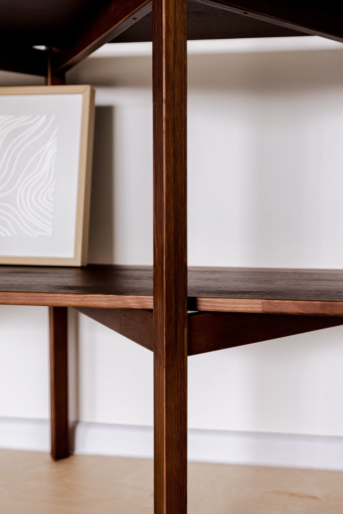 Mid Century Modern Bookcase | simple - Duck Woodworks